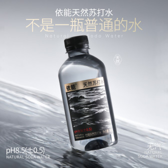 天然苏打水 无人工添加 360ml*12瓶 弱碱性 饮用水
